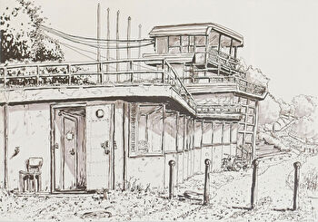 Kaukajärven soutustadion, 30x42cm